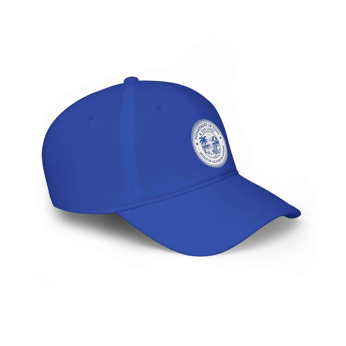 Gorra Dad del Departamento de Mareas y Rayos de Sol – Gorra de Sello Costero