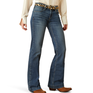 Ariat Olivia Mid Rise Denim Trousers for Women - Korvel
