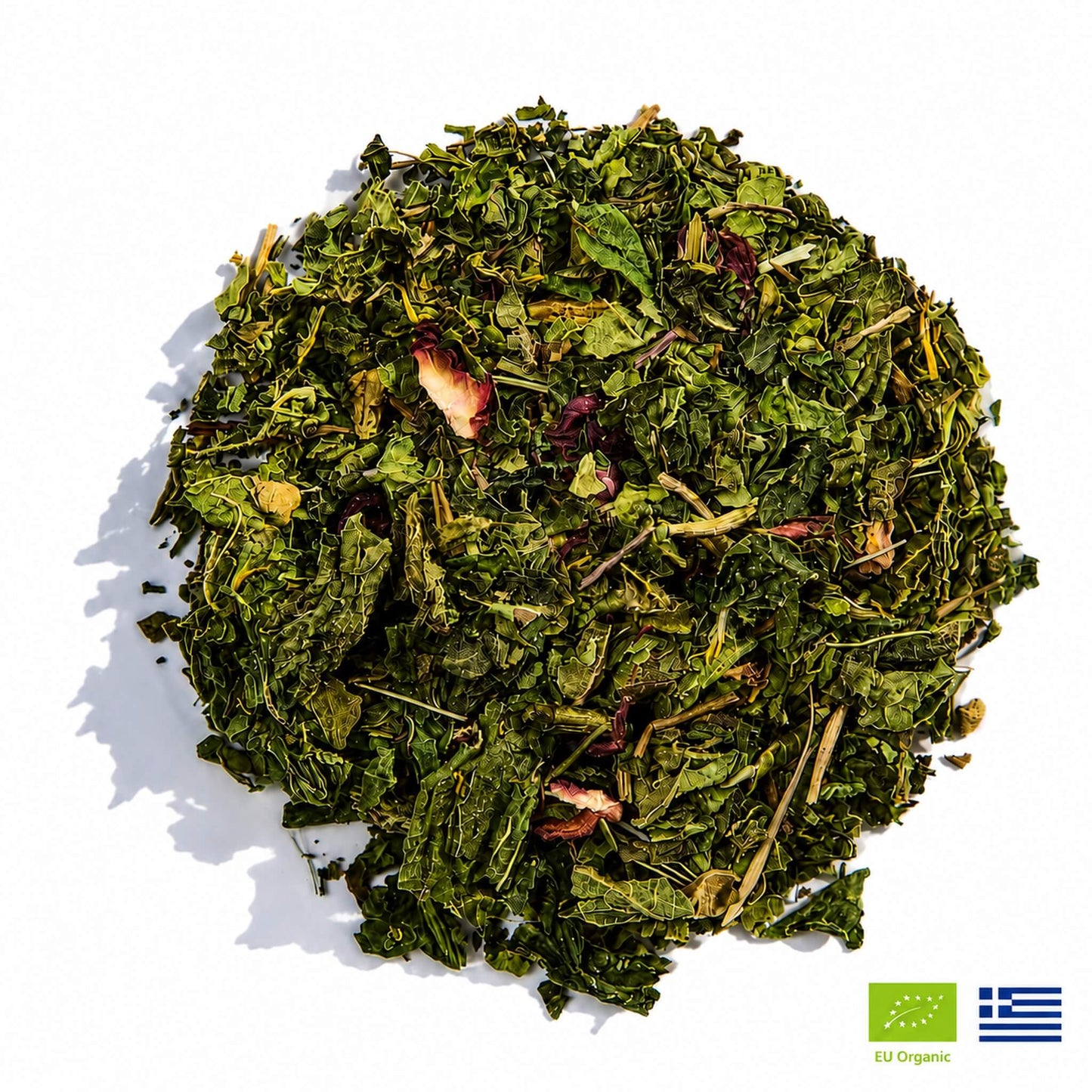 Té de hierbas revitalizante desintoxicante: mezcla de ortiga, diente de león e hibisco