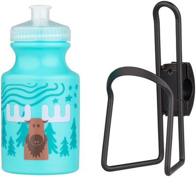 MSW Kids Water Bottle and Cage Kit - Moose Design