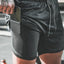 Pantalones Cortos Activos de Talla Grande para Hombre con Cintura Ajustable