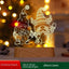MANDOTOS 3D LED Acrylic Night Light Ornament - Festive Holiday Decor