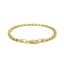 Tobillera de Corazón de Oro Amarillo de 14k - Diseño Ajustable de 2.9mm
