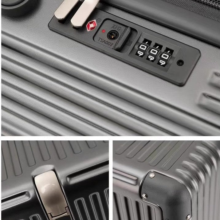 20-Inch Extended Trolley Carry-On Suitcase