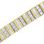 14K Yellow Gold Diamond Link Bracelet - 5.50 Cttw