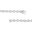 Pulsera de eslabones de diamantes de plata esterlina .925 - 7.25"