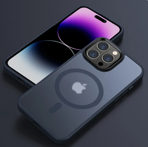 Funda de carga inalámbrica magnética de lujo para iPhone