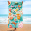 Double-Sided Velvet Beach Towel - Quick-Drying & Soft