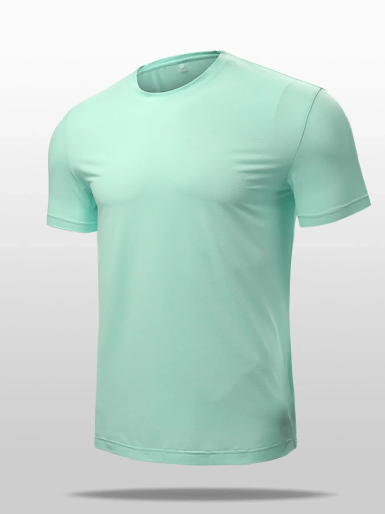T-shirt actif à col rond et manches courtes pour hommes
