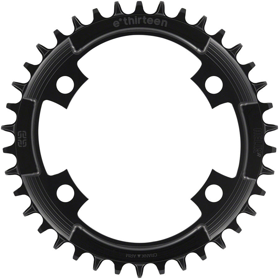 e*thirteen Helix R 107 BCD 4-Bolt Chainring - 42t 11/12-Speed Black