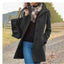 Elegant Women's Medium Length Woolen Overcoat