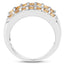 3.08 Carat Genuine Citrine Sterling Silver Engagement Ring
