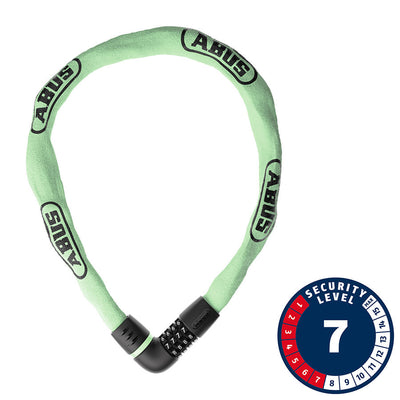 Abus Tresor 6807C Chain Lock - 7mm x 110cm - Sage Green