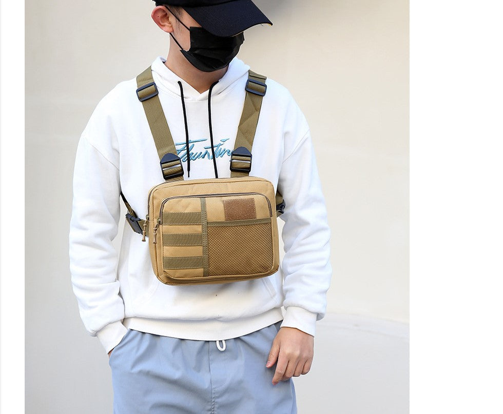 Bolsa de Pecho Táctica Casual para Hombre