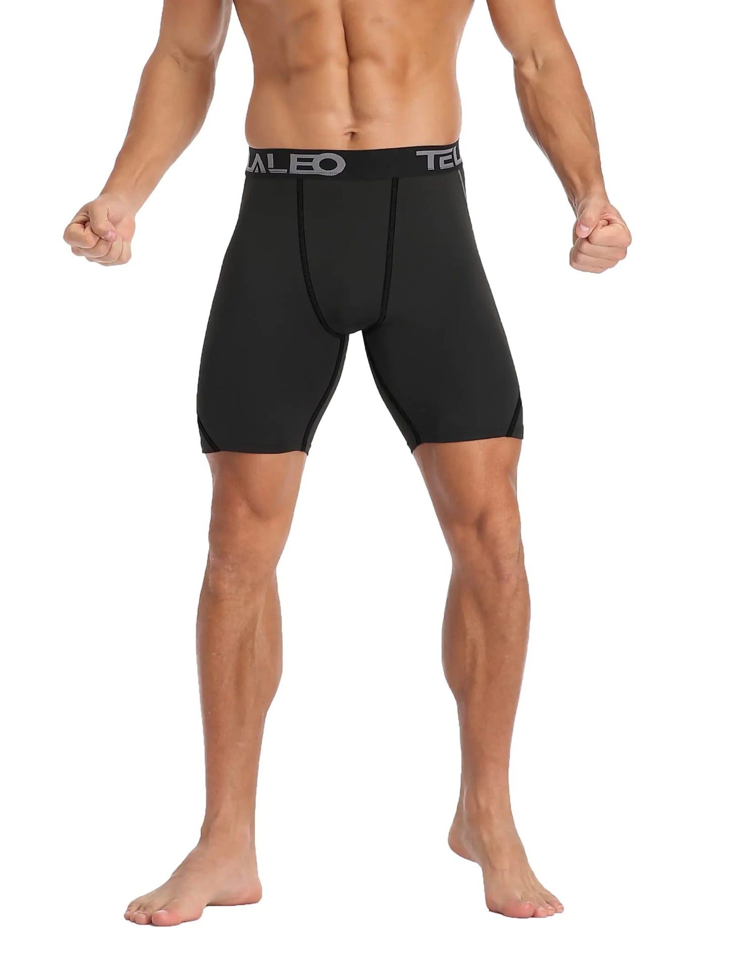 Shorts de compression pour hommes TELALEO - Paquet de 5/6 sous-vêtements de performance athlétique