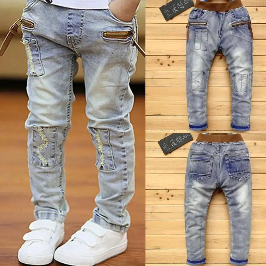 Premium Children's Denim Pants for Ages 4-11