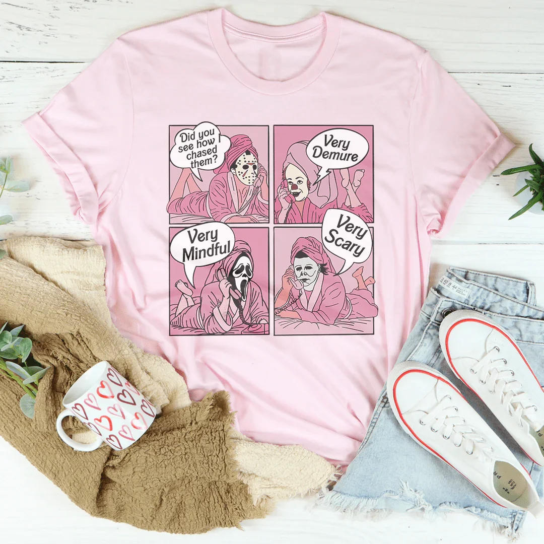 Demure Mindful Scary Tee for Women