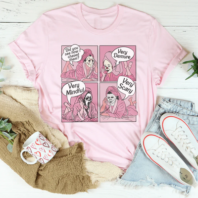 Demure Mindful Scary Tee for Women