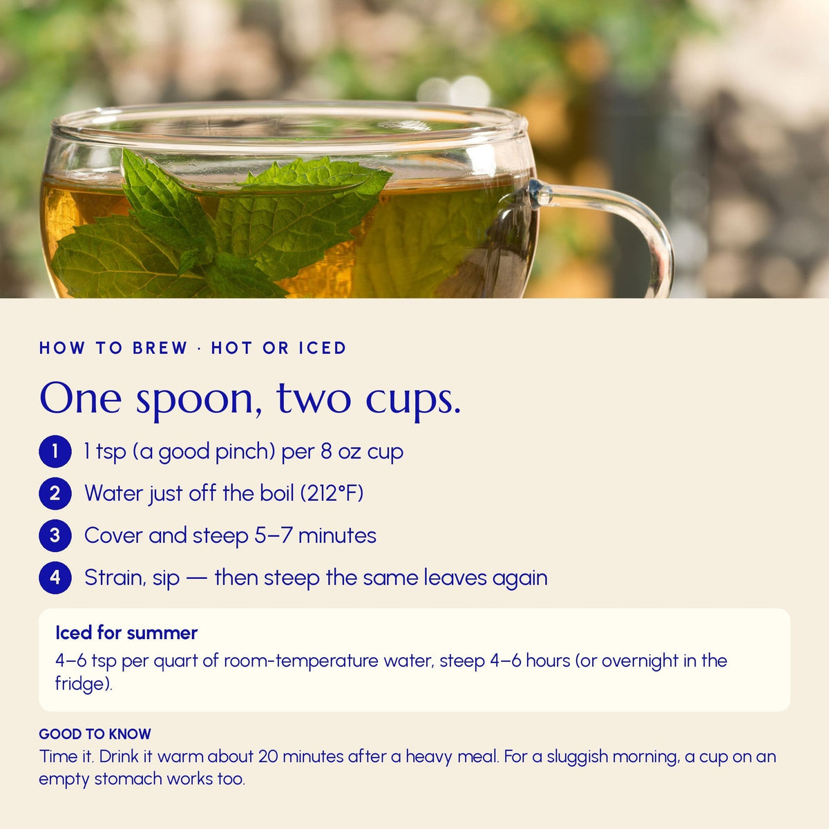 Digestion Tea – Dittany of Crete, Peppermint & Rosemary Blend