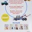 Construction Adventure Sticker Book: Diggers & Dumpers with 60+ Reusable Stickers - Korvel