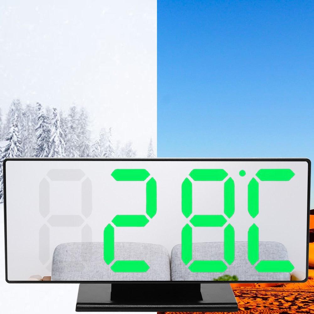 Reloj Despertador Digital Premium con Doble Alarma y Cargador USB