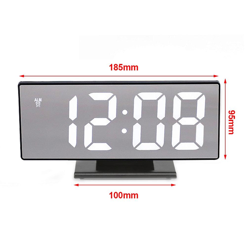 Reloj Despertador Digital Premium con Doble Alarma y Cargador USB