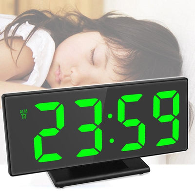 Premium Digital Alarm Clock with Dual Alarm & USB Charger