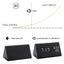 Elegant LED Wooden Alarm Clock with Temperature & Humidity Display - Korvel