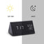 Elegant LED Wooden Alarm Clock with Temperature & Humidity Display - Korvel