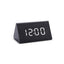 Elegant LED Wooden Alarm Clock with Temperature & Humidity Display - Korvel
