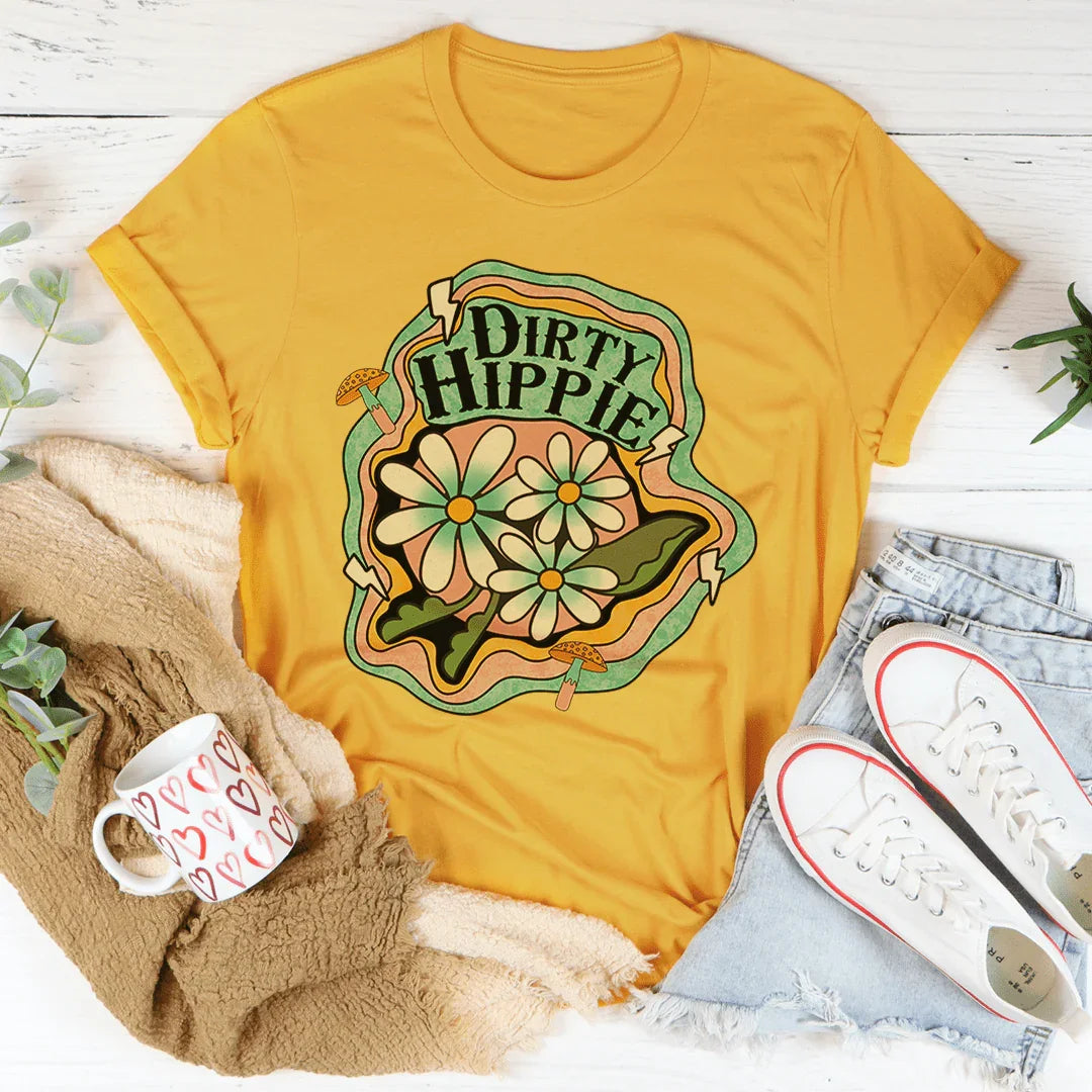 Camiseta Dirty Hippie - Suave y Estilosa para el Uso Diario