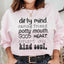 Caring Friend Potty Mouth Good Heart Sweatshirt