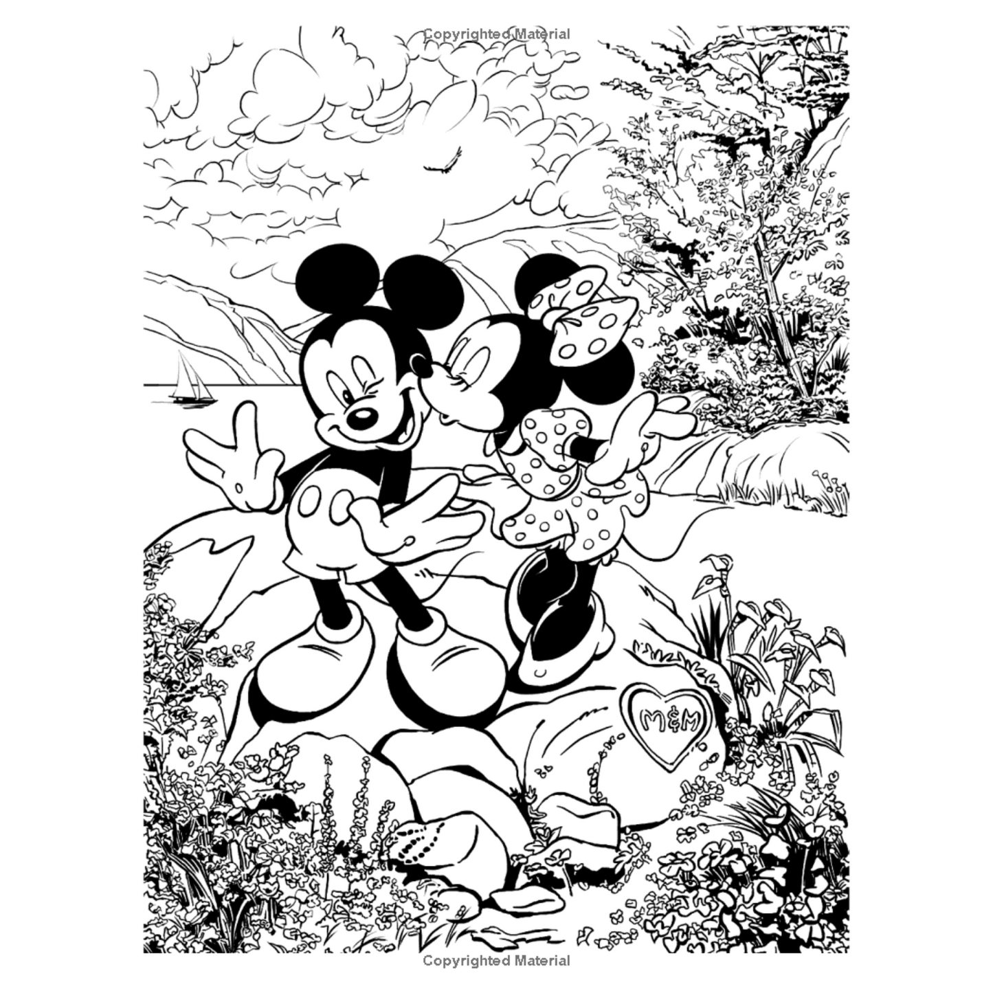 Magical Disney Dreams Coloring Book by Thomas Kinkade Studios (Spiral Bound) - Korvel