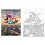 Enchanting Disney Princess Coloring Book by Thomas Kinkade Studios (Spiral Bound) - Korvel