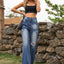 Distressed Jeans with Pockets - Korvel