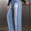 Distressed Wide Leg Jeans - Korvel