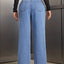 Distressed Wide Leg Jeans - Korvel