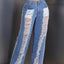 Distressed Wide Leg Jeans - Korvel