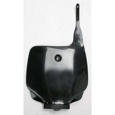 UFO Front Black Number Plate - KA03712-001 for Kawasaki KX (1998-2013) - Korvel