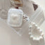 Transparent Headphone Case with Bead Bracelet