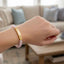 Bracelet Do Better, America – Bracelet extensible en acier inoxydable gravé