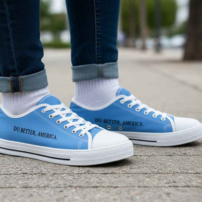 Baskets en toile Do Better, America – Chaussures basses à déclaration