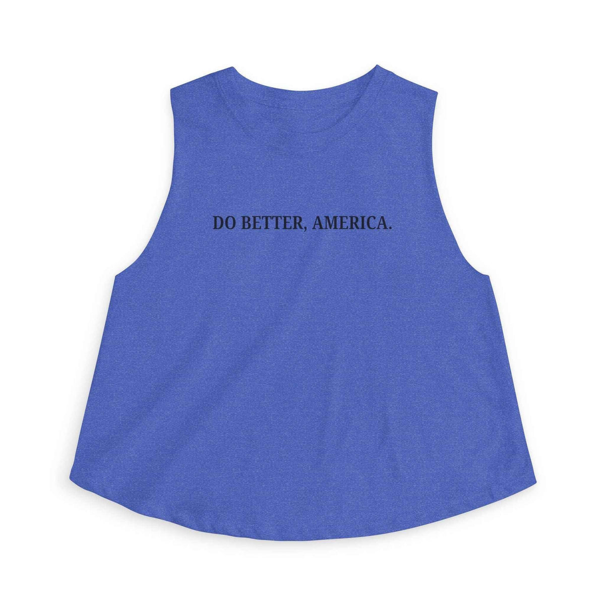 Faites mieux, Amérique Crop Tank – Haut sans manches affirmatif