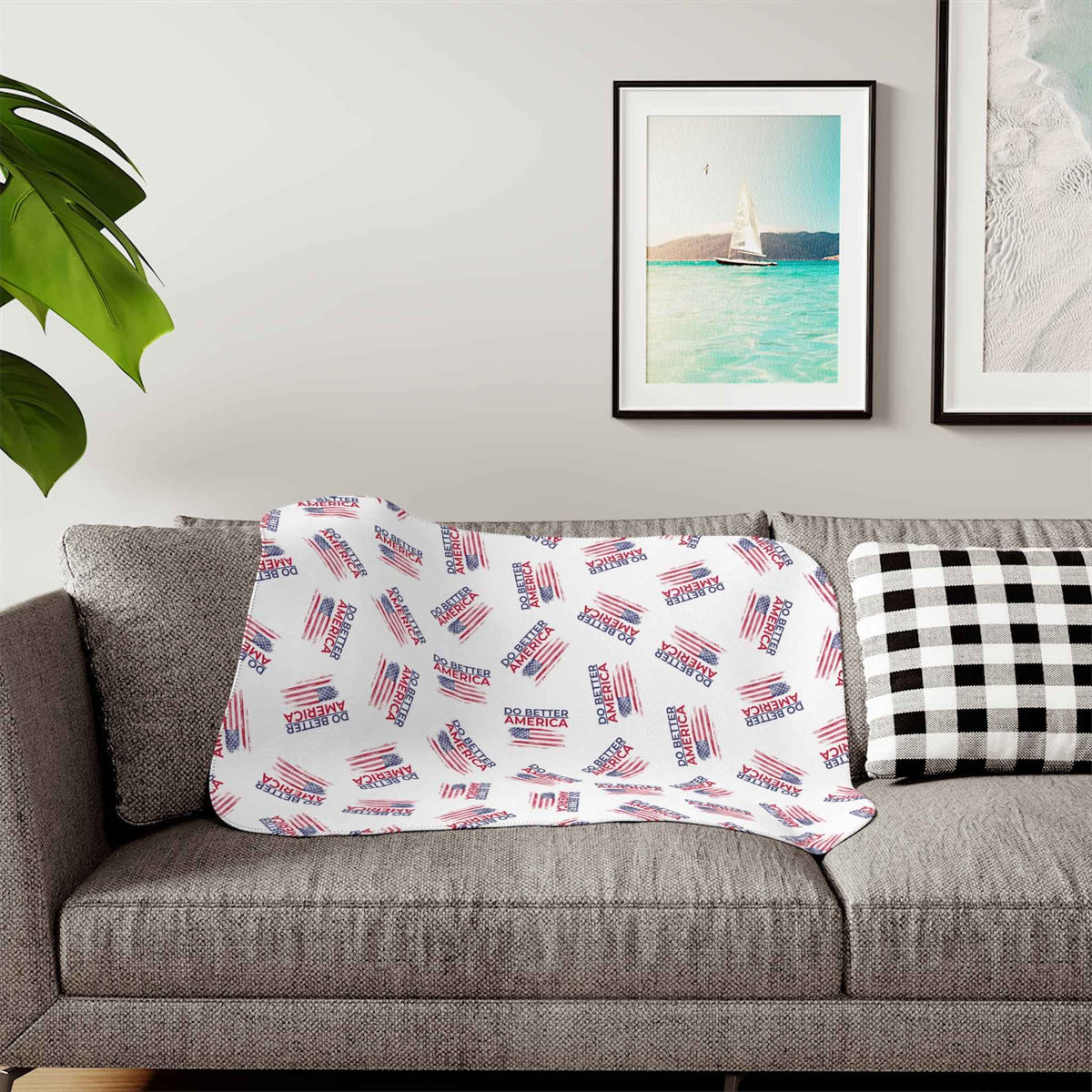 Faites Mieux Amérique Couverture Sherpa — Enveloppé dans l'Intention