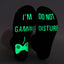 DO NOT DISTURB Short Socks Glue Letter Printing Socks Men's Mid-Tube Game Socks - Korvel