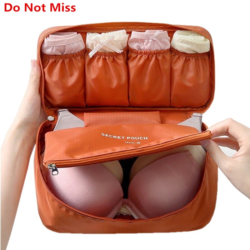 Do Not Miss Bra Underwear Travel Bag Suitcase Organizer Women Cosmetic Bag Luggage Organizer - Korvel