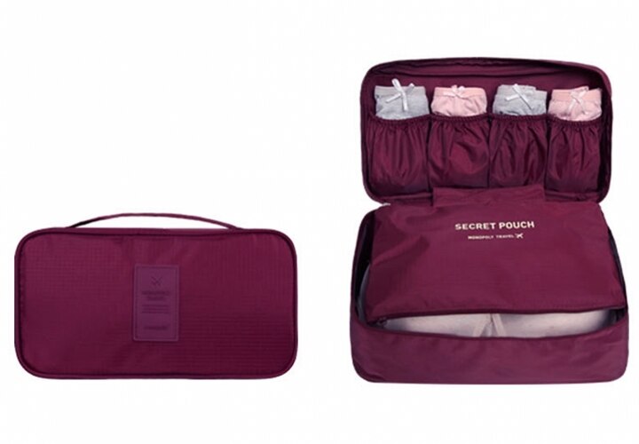 Do Not Miss Bra Underwear Travel Bag Suitcase Organizer Women Cosmetic Bag Luggage Organizer - Korvel
