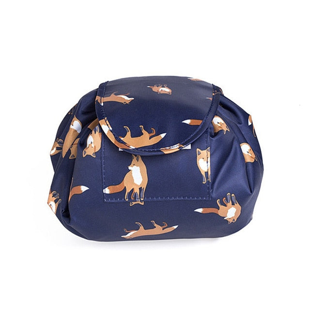 Do Not Miss Drop ship Women Drawstring Cosmetic Bag travel Organizer bag pouch Make Up Case Storage Makeup Bag Toiletry bag - Korvel