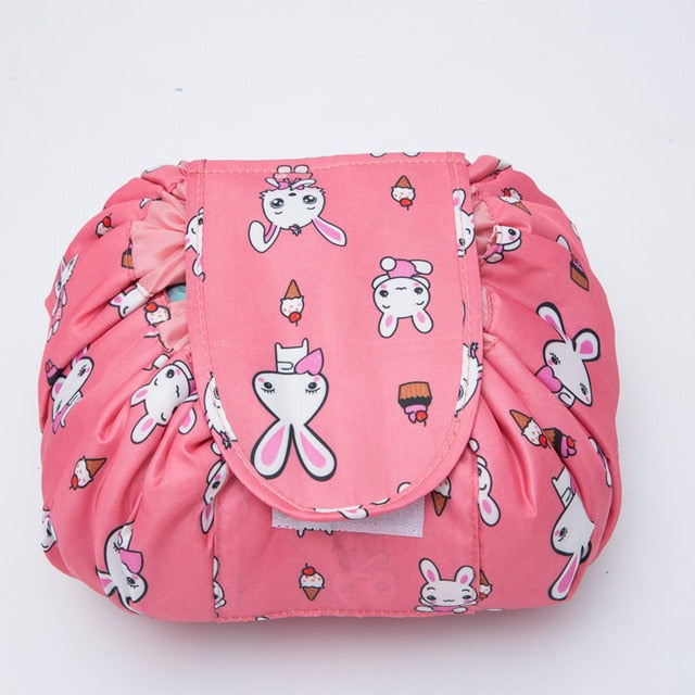 Do Not Miss Drop ship Women Drawstring Cosmetic Bag travel Organizer bag pouch Make Up Case Storage Makeup Bag Toiletry bag - Korvel