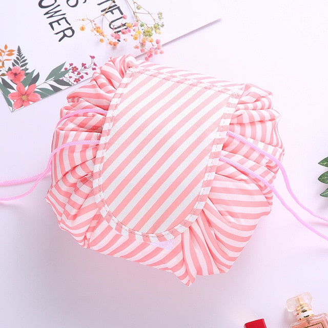 Do Not Miss Drop ship Women Drawstring Cosmetic Bag travel Organizer bag pouch Make Up Case Storage Makeup Bag Toiletry bag - Korvel